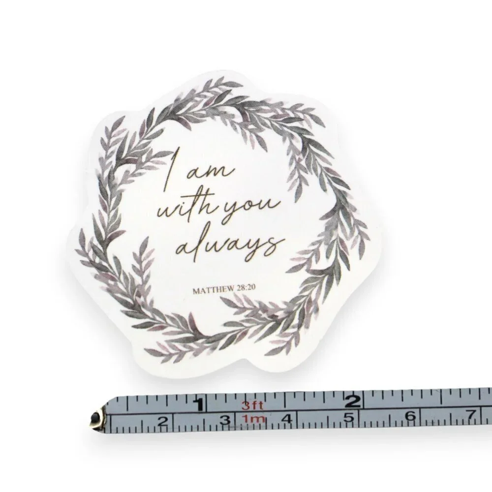 Sticker Religious Christian Bible Verse